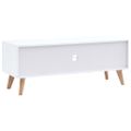vidaXL TV skrinka biela 120x40x46 cm MDF