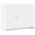 vidaXL Servírovacia skriňa Biela 98,5 x 33 x 80 cm Kompozitné drevo