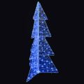 vidaXL Vianočný stromček 160 LED Modrá 150 cm Akryl