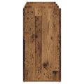 vidaXL Golfová skriňa Jednofarebný Staré drevo 102 x 45 x 85,5 cm