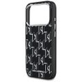 Puzdro Karl Lagerfeld IML KL Monogram MagSafe pre iPhone 17 Pro čierne