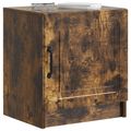 vidaXL Nočný stolík 2 ks Dymový dub 43 x 34,5 x 47 cm Kompozitné drevo