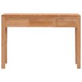 vidaXL Konzolový stolík 110x35x75 cm teakový masív