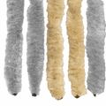 vidaXL Záves proti hmyzu z chenille Šedá a béžová 90 x 220 cm 100% PP