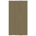 vidaXL Balkónová markíza sivohnedá 160x240 cm oxfordská látka