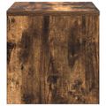 vidaXL Nočný stolík dymový dub 40x30x30 cm spracované drevo
