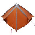 vidaXL Teepee stan pre 6 osôb 6 osoba Šedá a oranžová