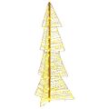 vidaXL Vianočný stromček 100 LED Teplá biela 120 cm PET