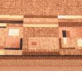 vidaXL Koberec behúň hnedý 100x250 cm protišmykový