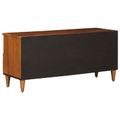 vidaXL TV skrinka Orech 100 x 33 x 46 cm Masívne mango drevo
