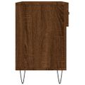 vidaXL Lavička na topánky, hnedý dub 102x35x55 cm, kompozitné drevo