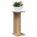 vidaXL Stojan na rastliny Dub artisan 25 x 25,5 x 60,5 cm