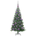 vidaXL Vianočný stromček Zelená 120 cm PVC