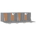 vidaXL Nástenné skrinky 2 ks sivé sonoma 80x35x36,5cm spracované drevo
