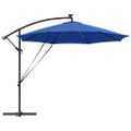 vidaXL Slnečník 294 x 294 x 248 cm Polyester a hliník Azurblue