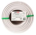 Koaxiálny kábel CONO-TECH RG6 NS CB113 1,13mm CU, Trishield, 6,8mm, 100m Koaxiálny kábel CONO-TECH RG6 NS CB113 1,13mm CU, Trishield, 6,8mm, 100m