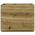 vidaXL Záhradný kvetináč 60x60x49,5 cm impregnovaná borovica