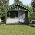 vidaXL Rodinný stan Zelená a biela 620 x 322 x 240 cm Polyester