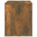 vidaXL Nočný stolík dymový dub 50x39x47 cm