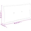 vidaXL Poduška na paletovú pohovku vzor listov 80x40x12 cm látka