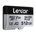 Karta pamäte Lexar High-Performance Silver Plus microSDXC 512GB + adaptér