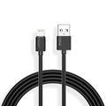 T-phox cable nets lightning black 3A ; pvc ; 2M