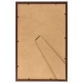 vidaXL Fotorámiky na stôl, koláž 3 ks, hnedé 21x29,7 cm, MDF