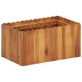 vidaXL Vyvýšený záhradný záhon 50x30x25 cm, akáciový masív