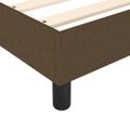 vidaXL Posteľný rám s boxspringom tmavohnedá 180x200 cm látka