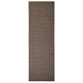 vidaXL Koberec prírodný sisal 80x250 cm hnedý