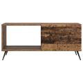 vidaXL Konferenčný stolík Staré drevo 90 x 50 x 40 cm Kompozitné drevo