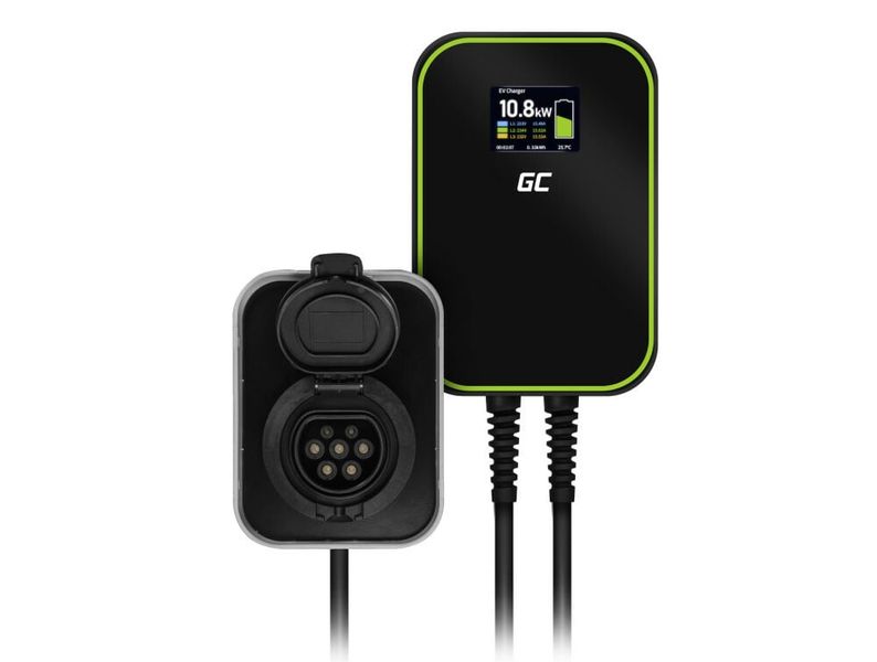 EV15 Green Cell Wallbox GC EV PowerBox 22kW nabíjačka so zásuvkou Type 2 pre elektromobily