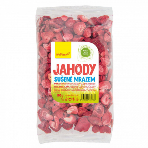 Lyofilizované jahody - Wolfberry, 16 x 100 g