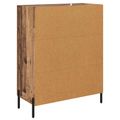 vidaXL Servírovacia skriňa Staré drevo 69,5 x 34 x 90 cm