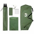vidaXL Auto Stan 308 x 215 x 220 cm Zelená Polyester a oceľ