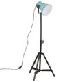 vidaXL Podlahová lampa 25 W šmuhovaná modrá 35x35x65/95 cm E27
