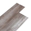 vidaXL Nesamolepiace podlahové dosky PVC 5,26m² 2mm, matné hnedé drevo
