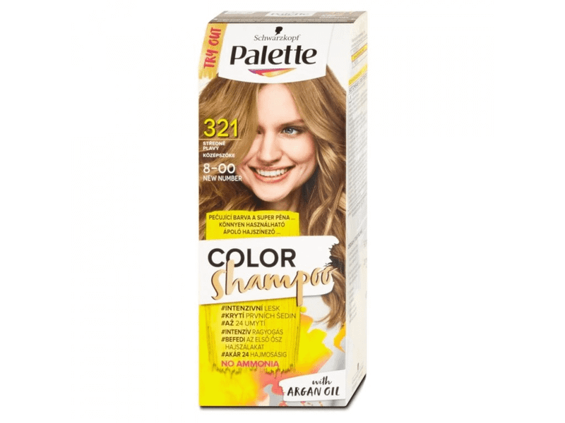 Palette 2388517 Color Shampoo 8-00 (321) Stredne plavý 50 ml
