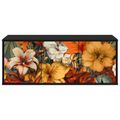 vidaXL Nástenný TV kabinet GENNEP 102 x 33 x 40 cm Čierny dub
