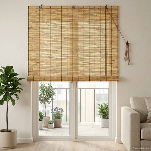 vidaXL Roleta Prírodná 140 x 220 cm Rákosie