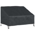 vidaXL Kryt na záhradnú lavičku 130 x 95 x 40 / 80 cm
