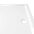 vidaXL Obdĺžniková sprchová vanička z ABS biela 70x100 cm
