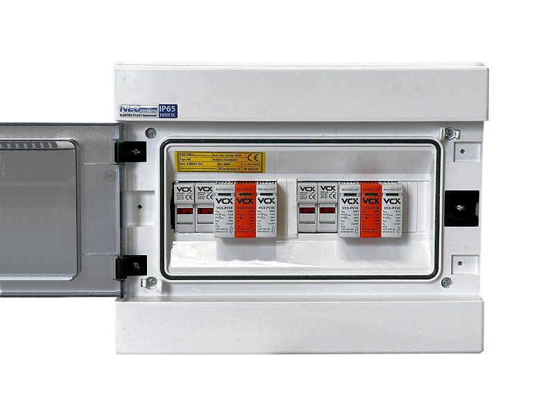 Rozvádzač VCX PROFI V2 T1+T2 DC 1000V na 2 stringy IP65 certifikovaný