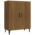 vidaXL Komoda hnedý dub 70x34x90 cm spracované drevo