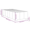 vidaXL Posteľný rám boxsping s matracom tmavosivý 80x200 cm látka