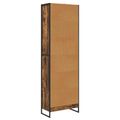 vidaXL Knižnica 60 x 30 x 189,5 cm Kompozitné drevo Dymová dub