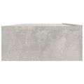 vidaXL TV skrinka s LED svetlami betónovosivá 120x35x15,5 cm