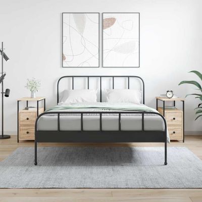 vidaXL Nočné stolíky 2 ks dub sonoma 30x60x60 cm kompozitné drevo