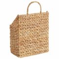 vidaXL Závesný košík Vodný hyacint 30 x 17,5 x 49,5 cm Prírodná