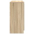 vidaXL Komoda so zásuvkami, dub sonoma 100,5x35x76 cm kompozitné drevo